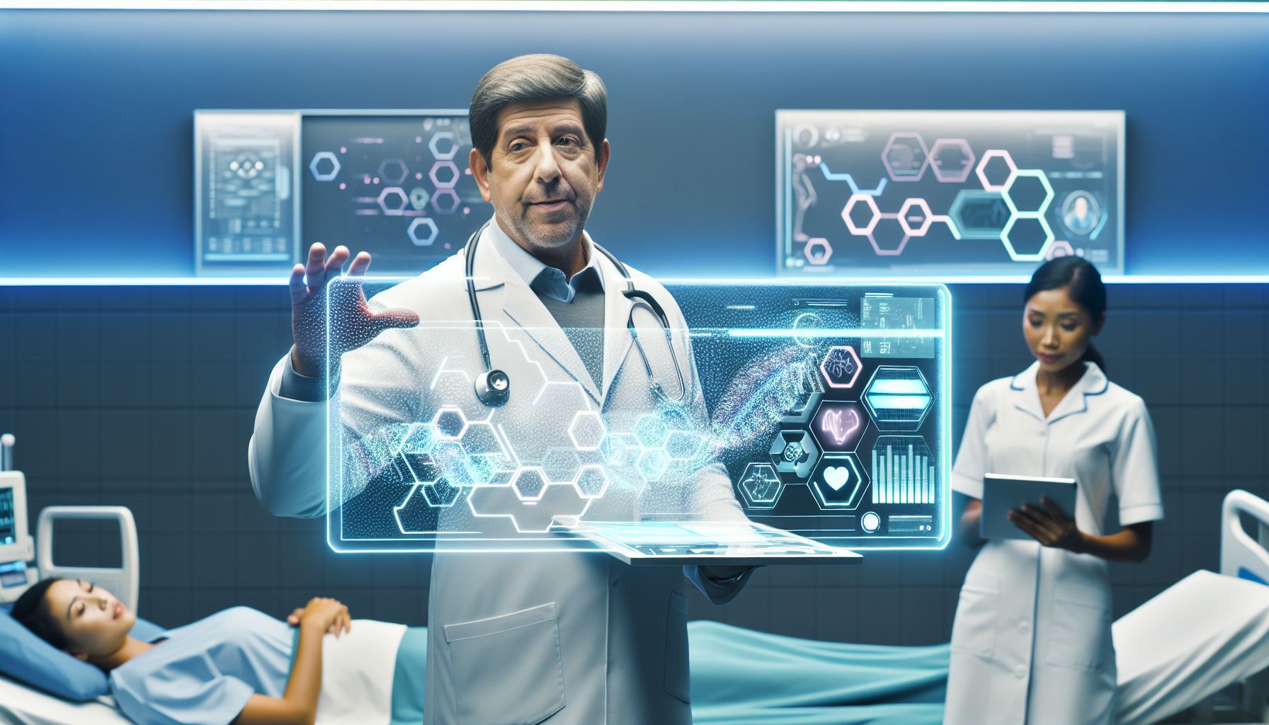 AI technology in healthcare setting